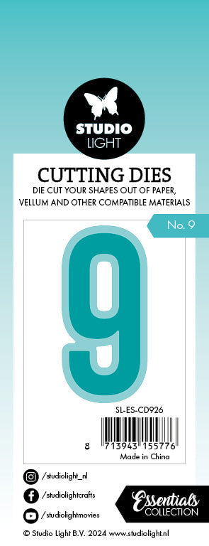 SL Cutting Die Number 9 Essentials 1 PC