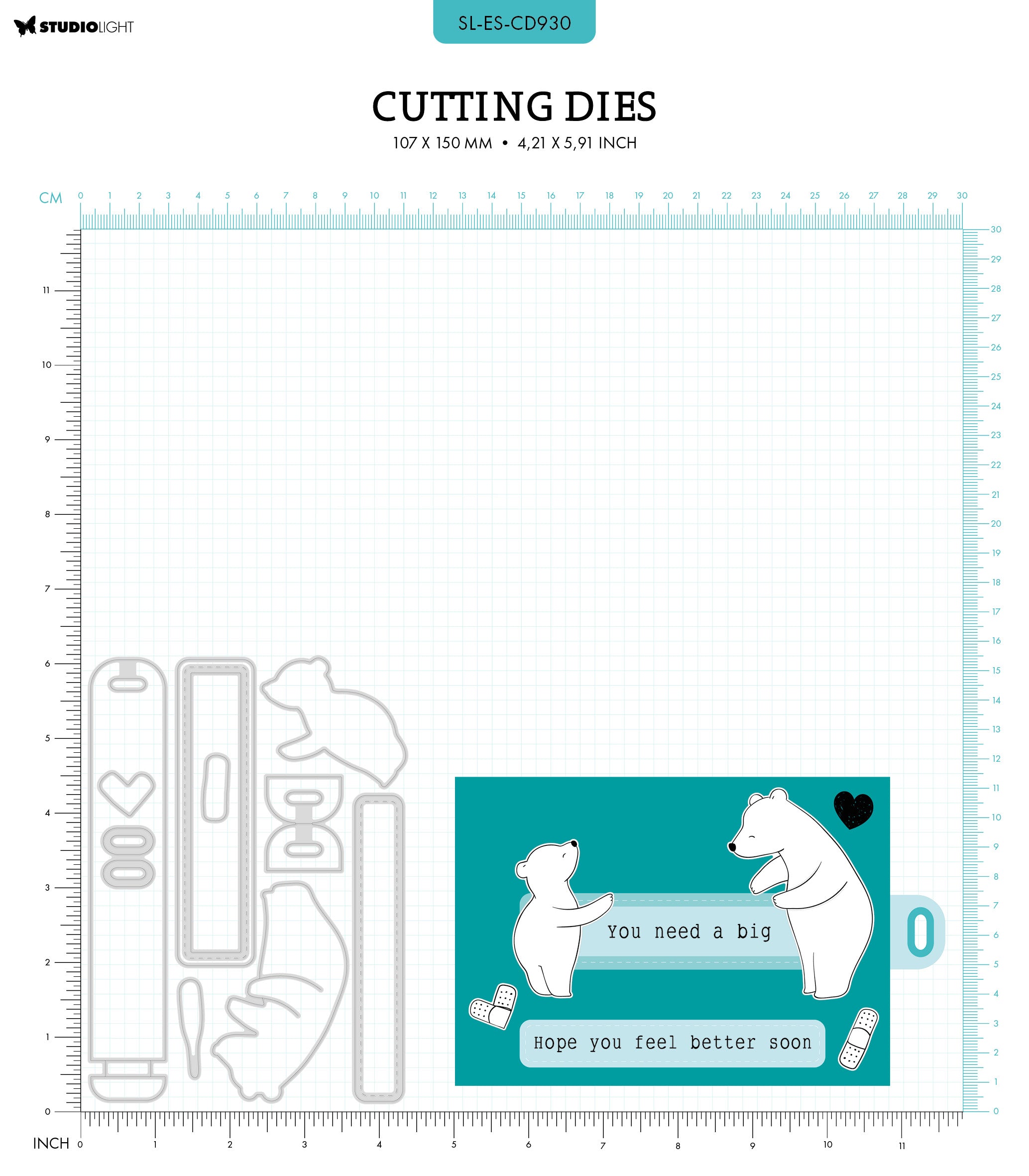 SL Cutting Die Hug Slider Essentials 11 PC