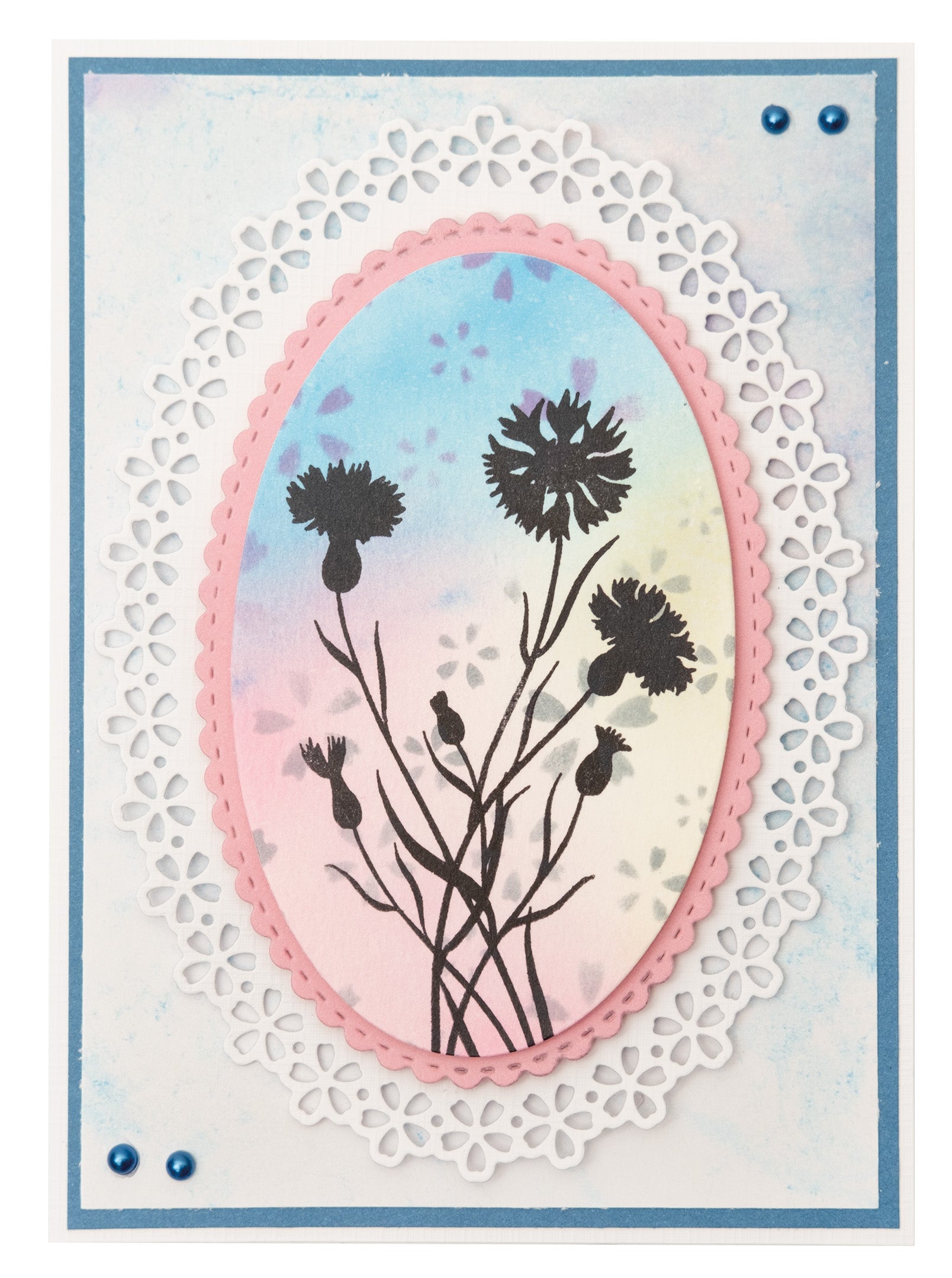 SL Clear Stamp Cornflowers Essentials 3 PC