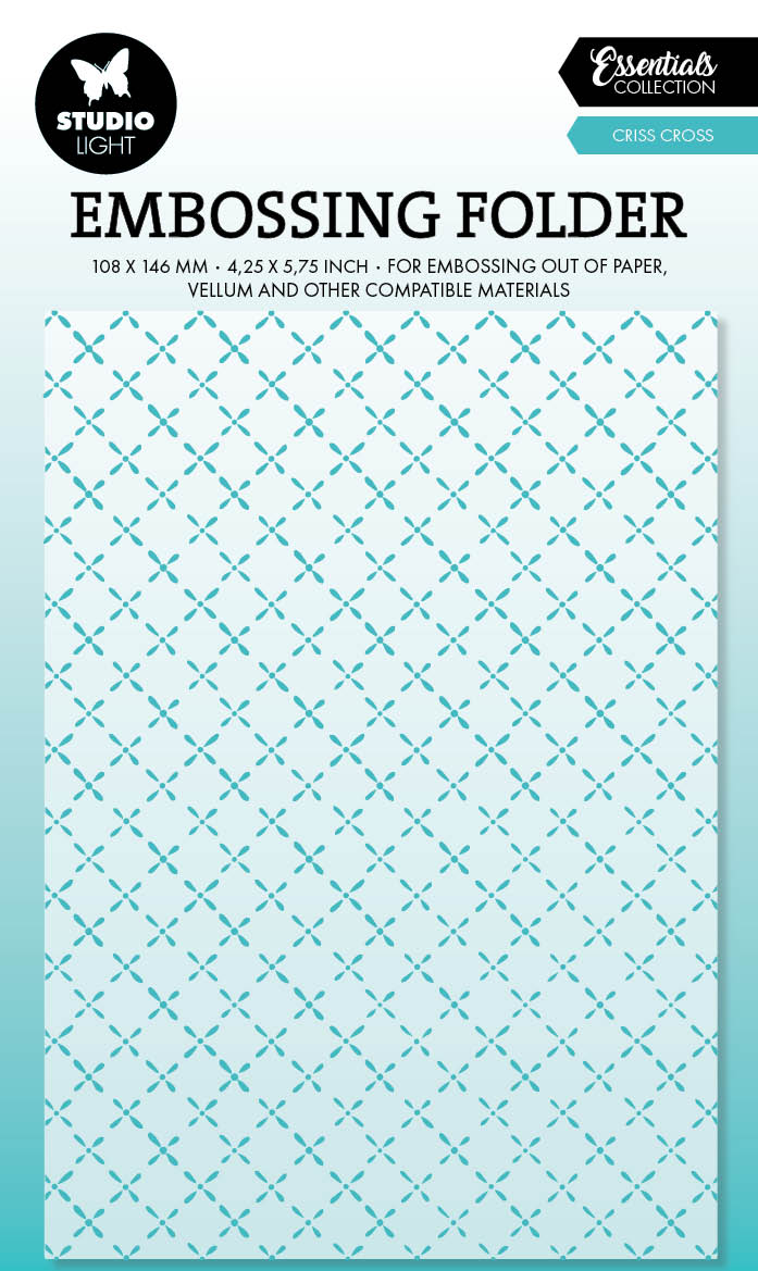 SL Embossing Folders Criss Cross Essentials 1 PC