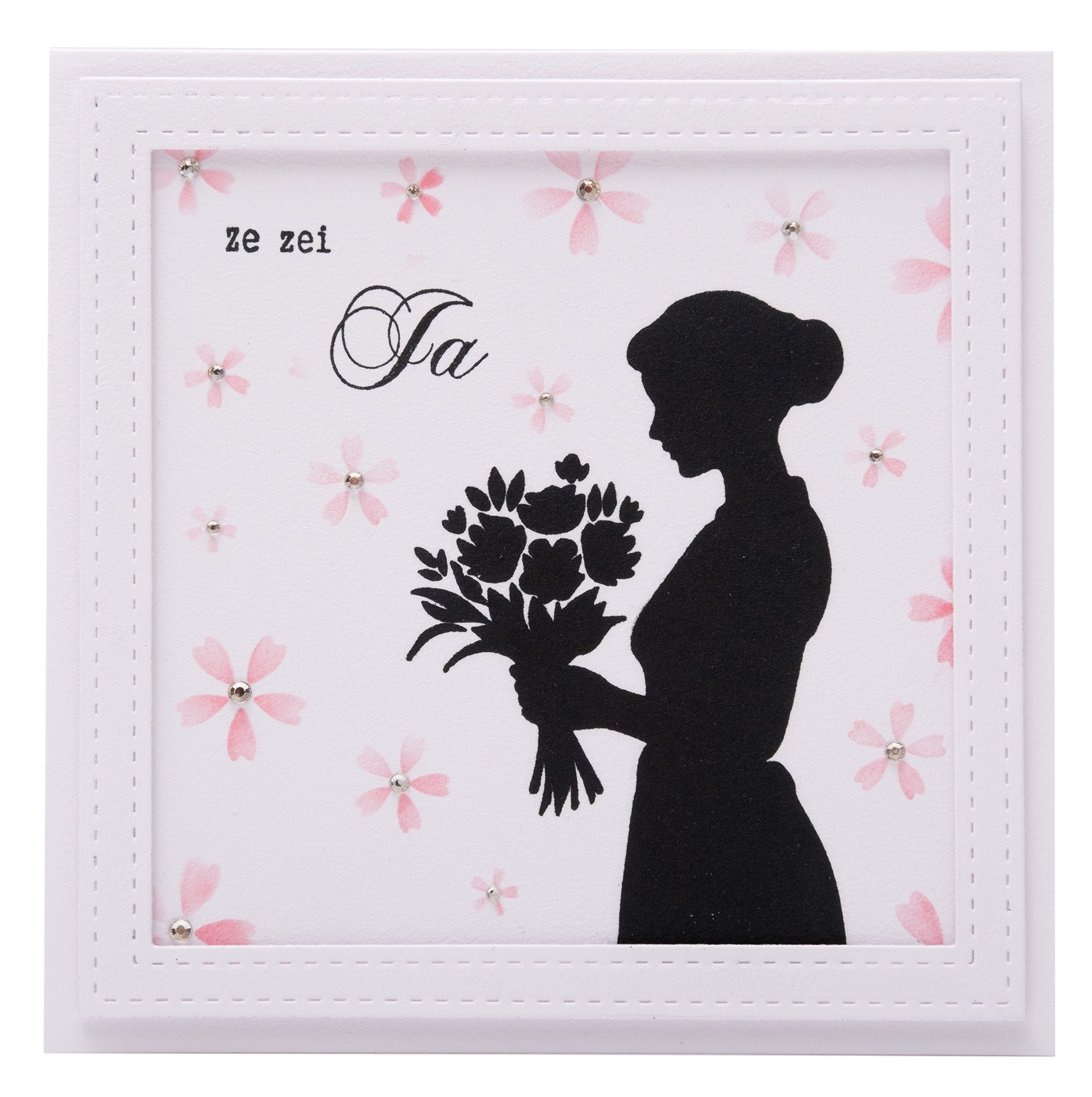 SL Clear Stamp Flower Lady Essentials 3 PC