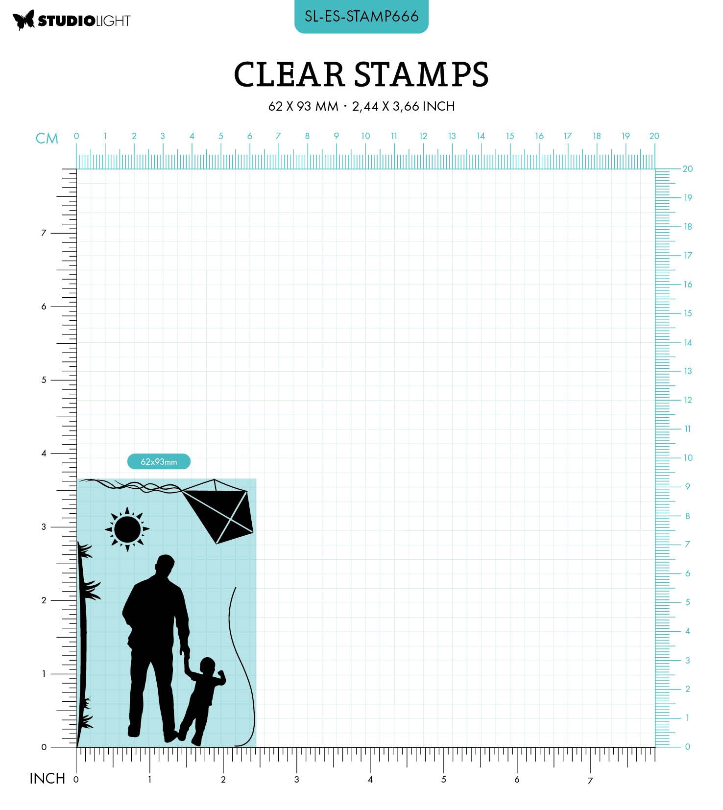 SL Clear Stamp Dad & Kid Essentials 5 PC