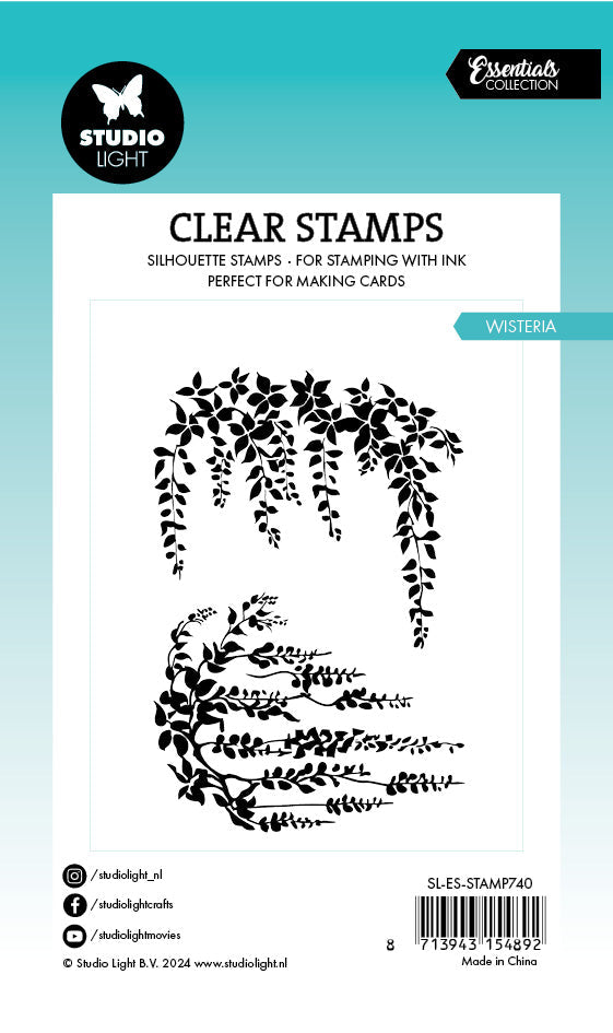 SL Clear Stamp Wisteria Essentials 2 PC