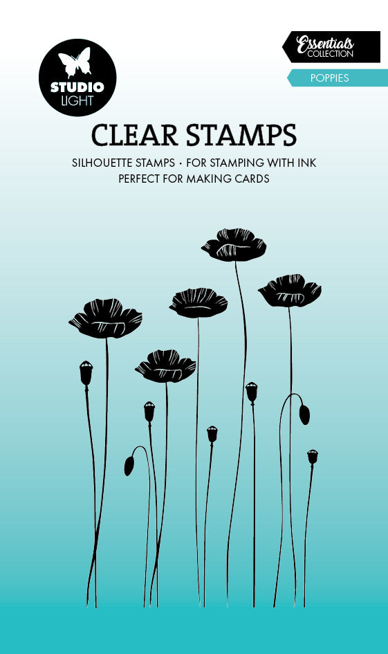 SL Clear Stamp Poppies Essentials 1 PC