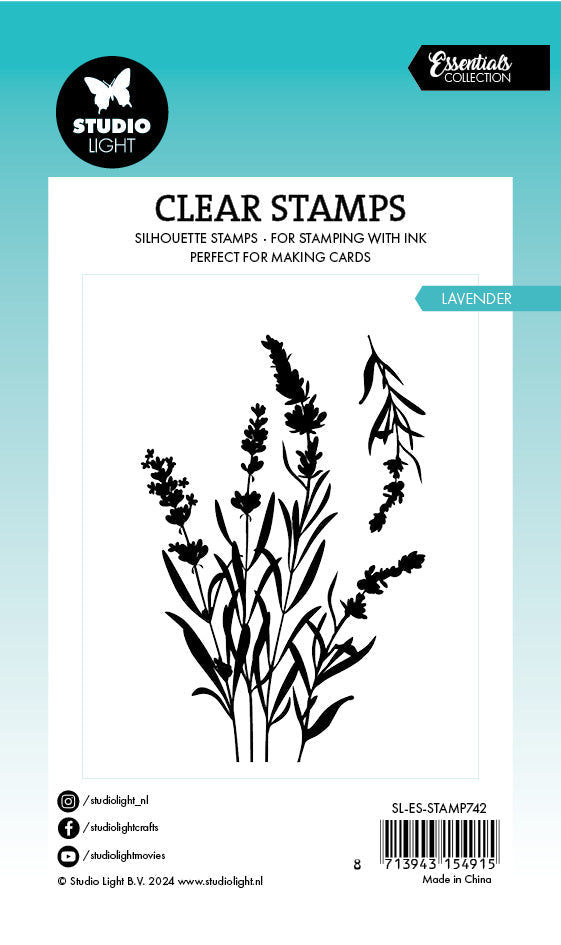 SL Clear Stamp Lavender Essentials 2 PC