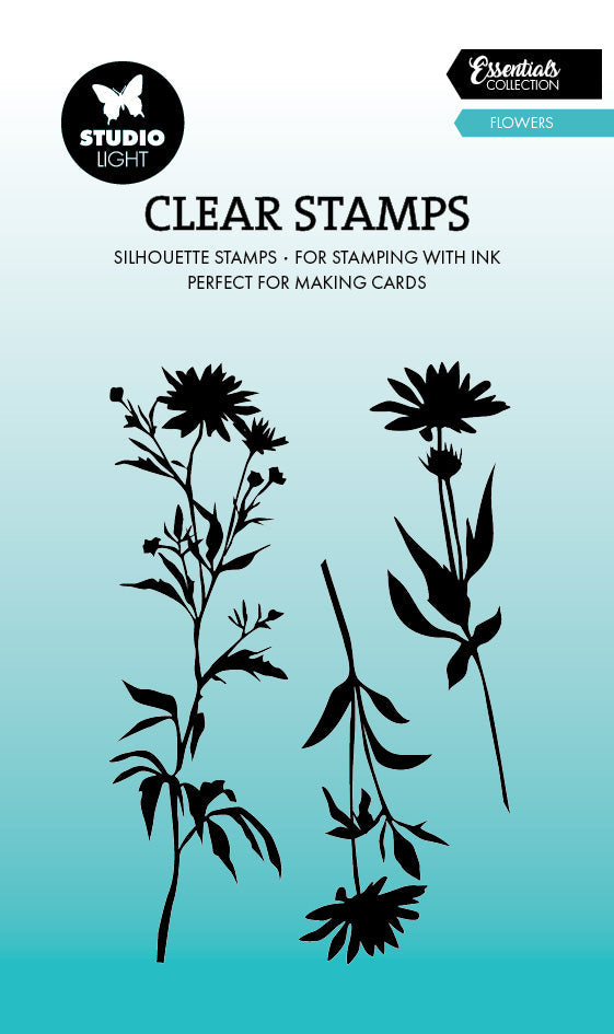 SL Clear Stamp Flowers Essentials 3 PC