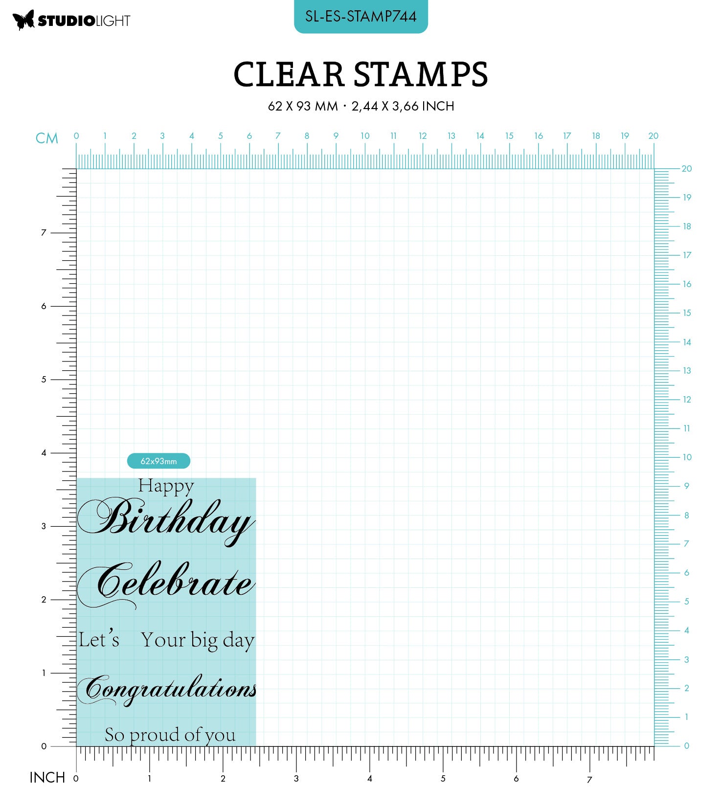 SL Clear Stamp Celebrate Essentials 6 PC