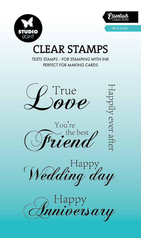 SL Clear Stamp True Love Essentials 5 PC