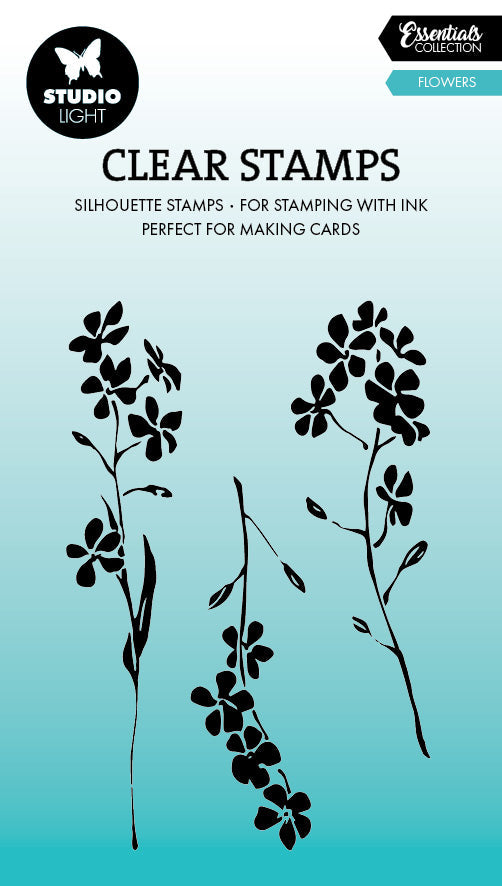 SL Clear Stamp Flowers Essentials 3 PC