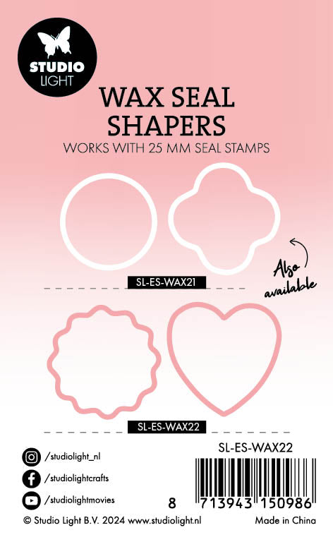 Wax Shapers Scallop & Heart Essentials Tools 2 PC