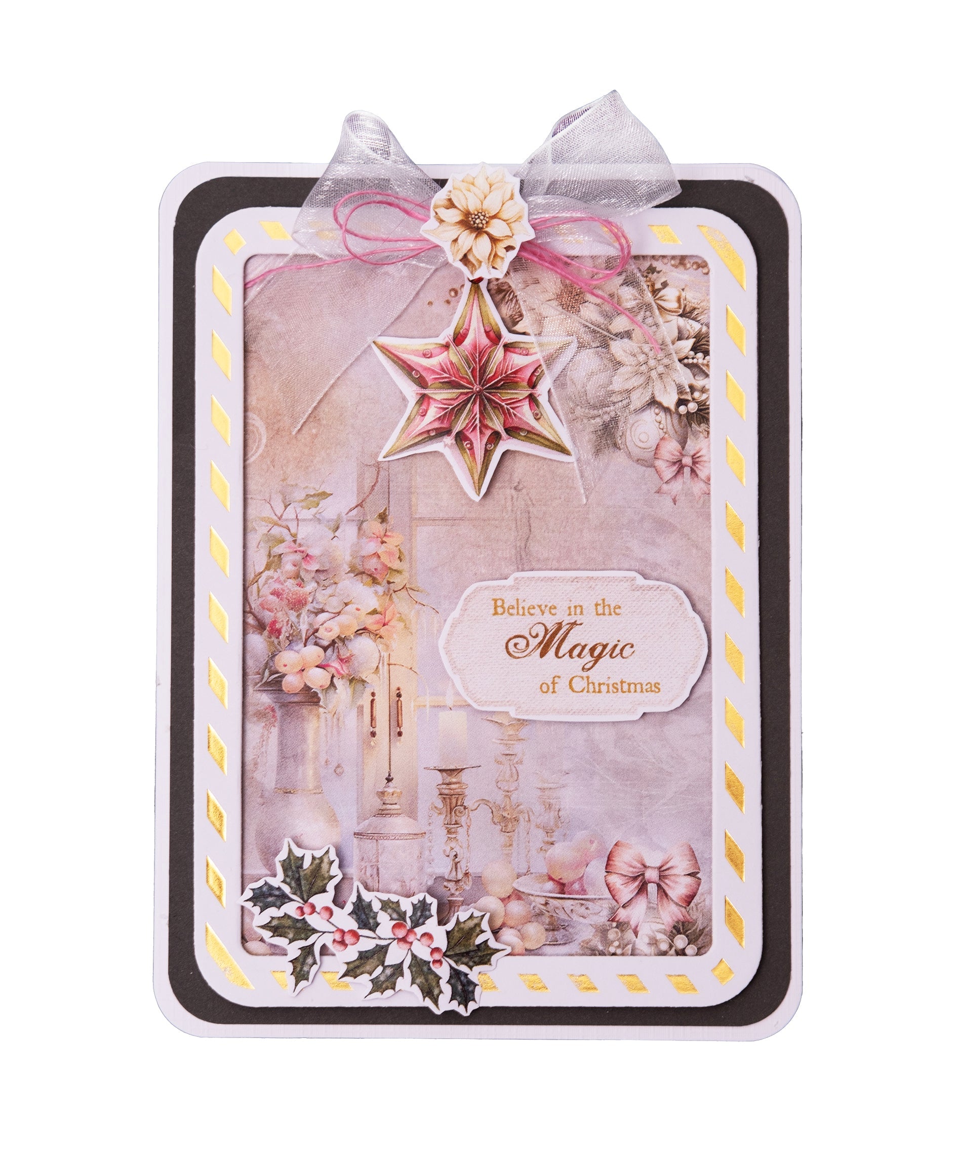 SL Die-Cut Designer Paper Pad Romantic Christmas Essentials 28 SH