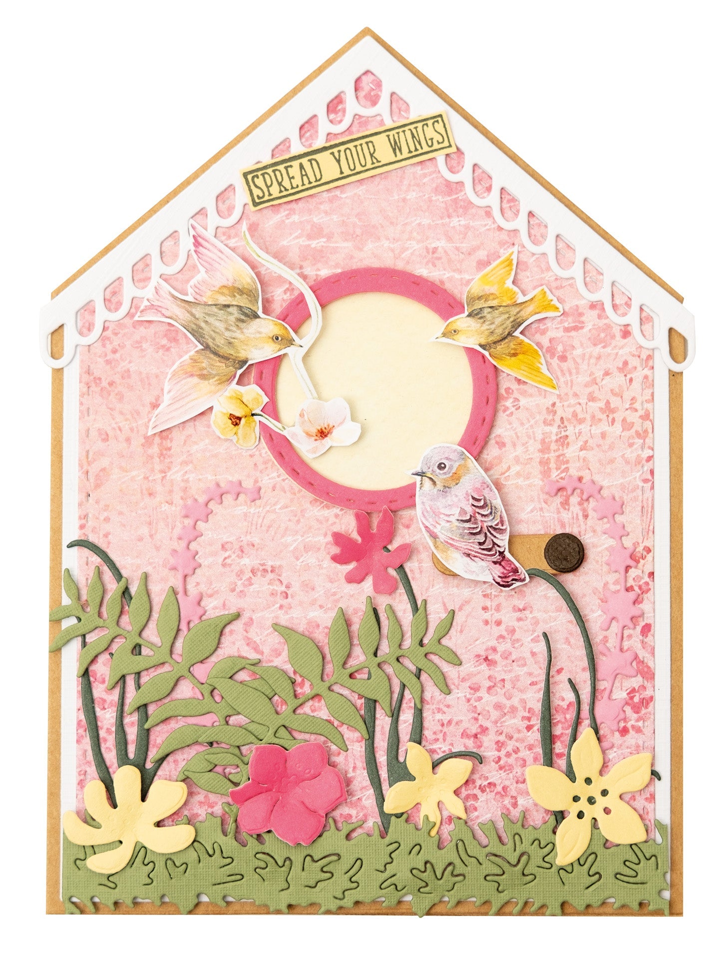 SL Cutting Die House Card Spring Meadow 5 PC