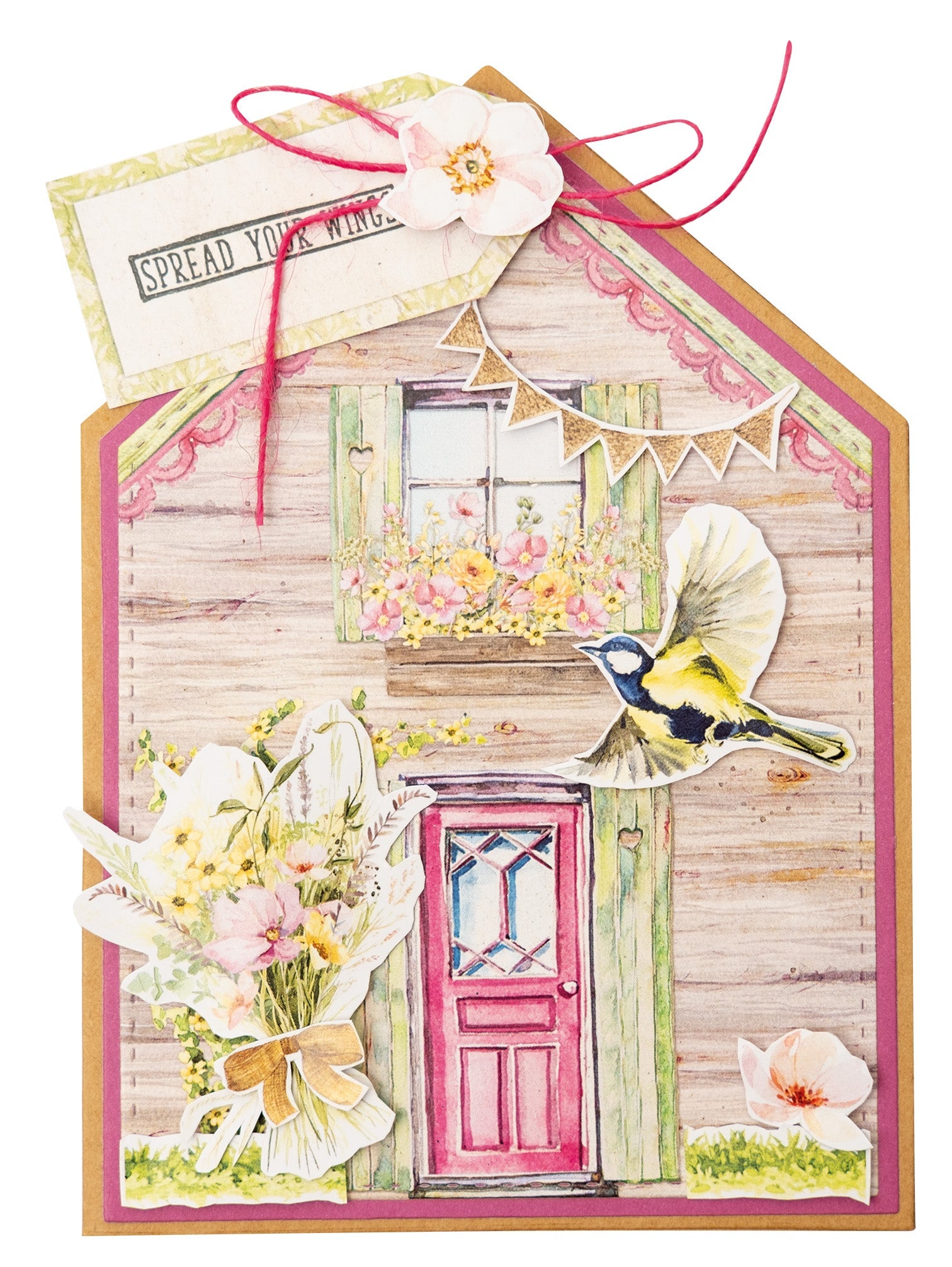 SL Cutting Die House Card Spring Meadow 5 PC