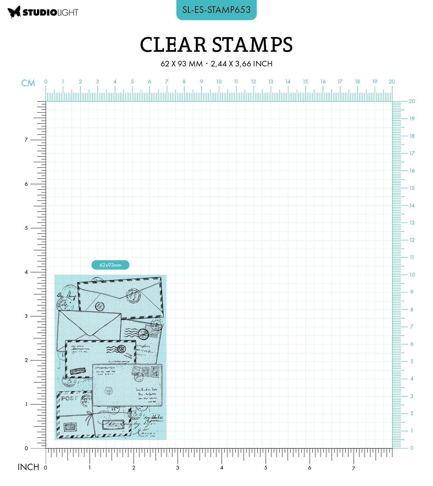 SL Clear Stamps Letters Vintage Diaries 1 PC
