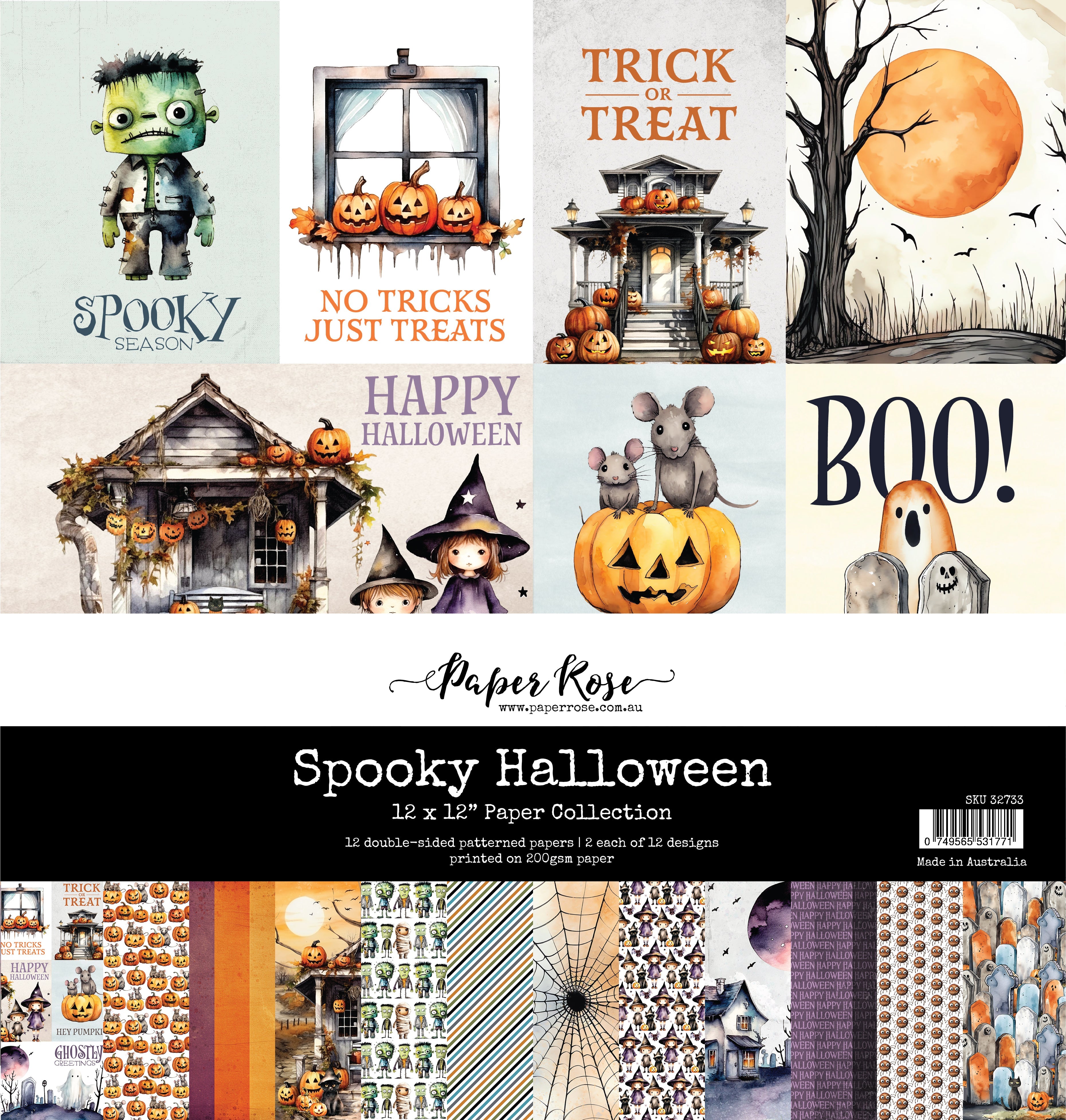 Spooky Halloween 12x12 Paper Collection 32733