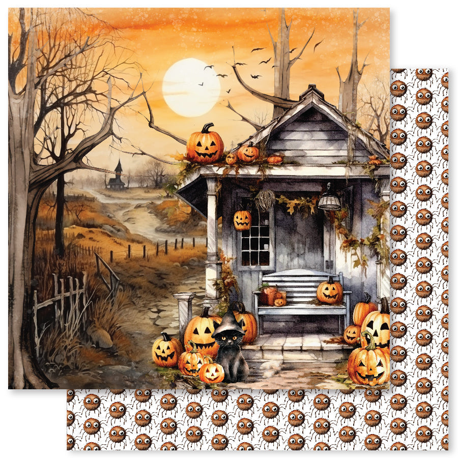 Spooky Halloween C 12x12 Paper (12pc Bulk Pack) 32742