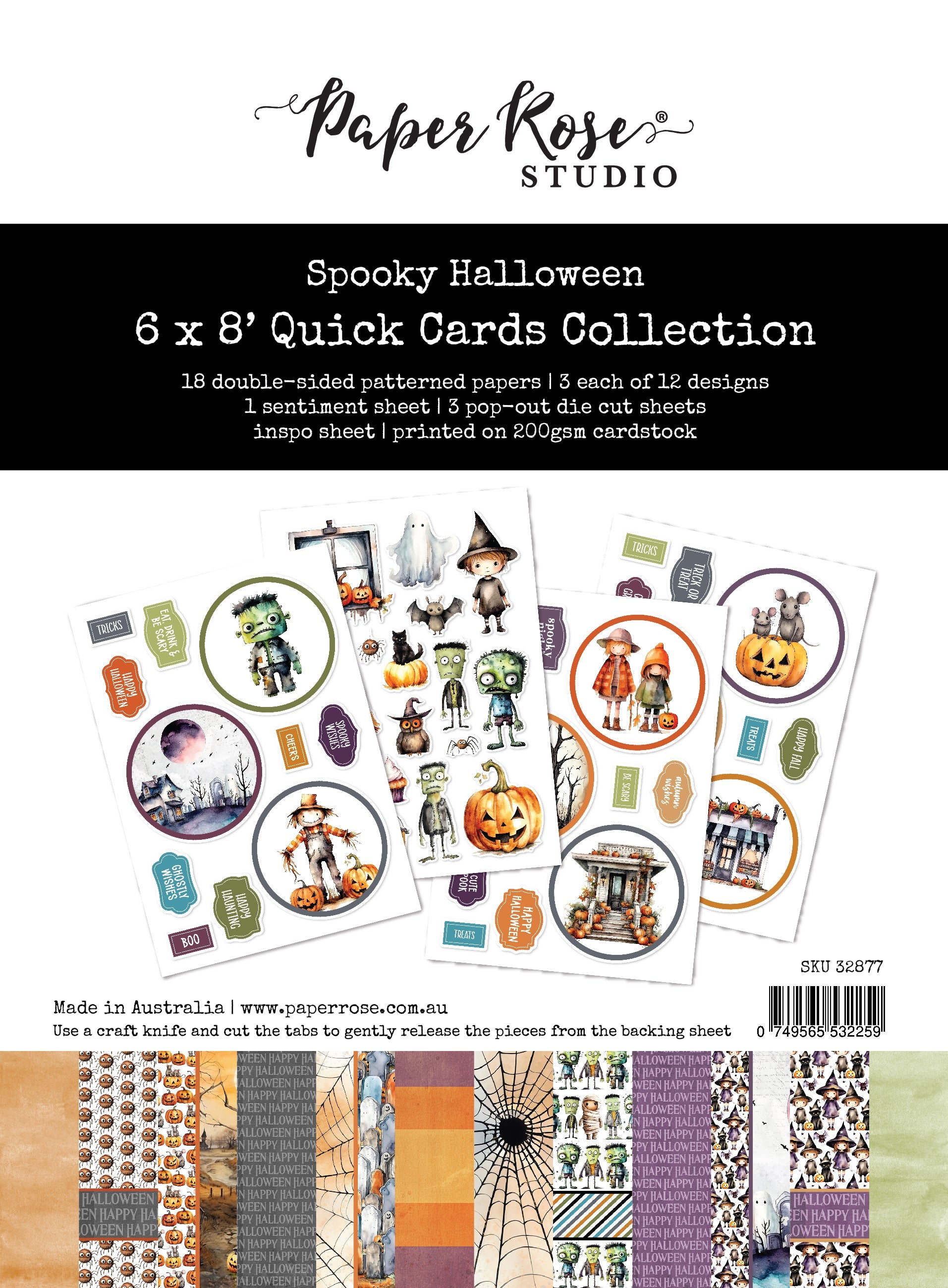 Spooky Halloween 6x8" Quick Cards Collection 32877