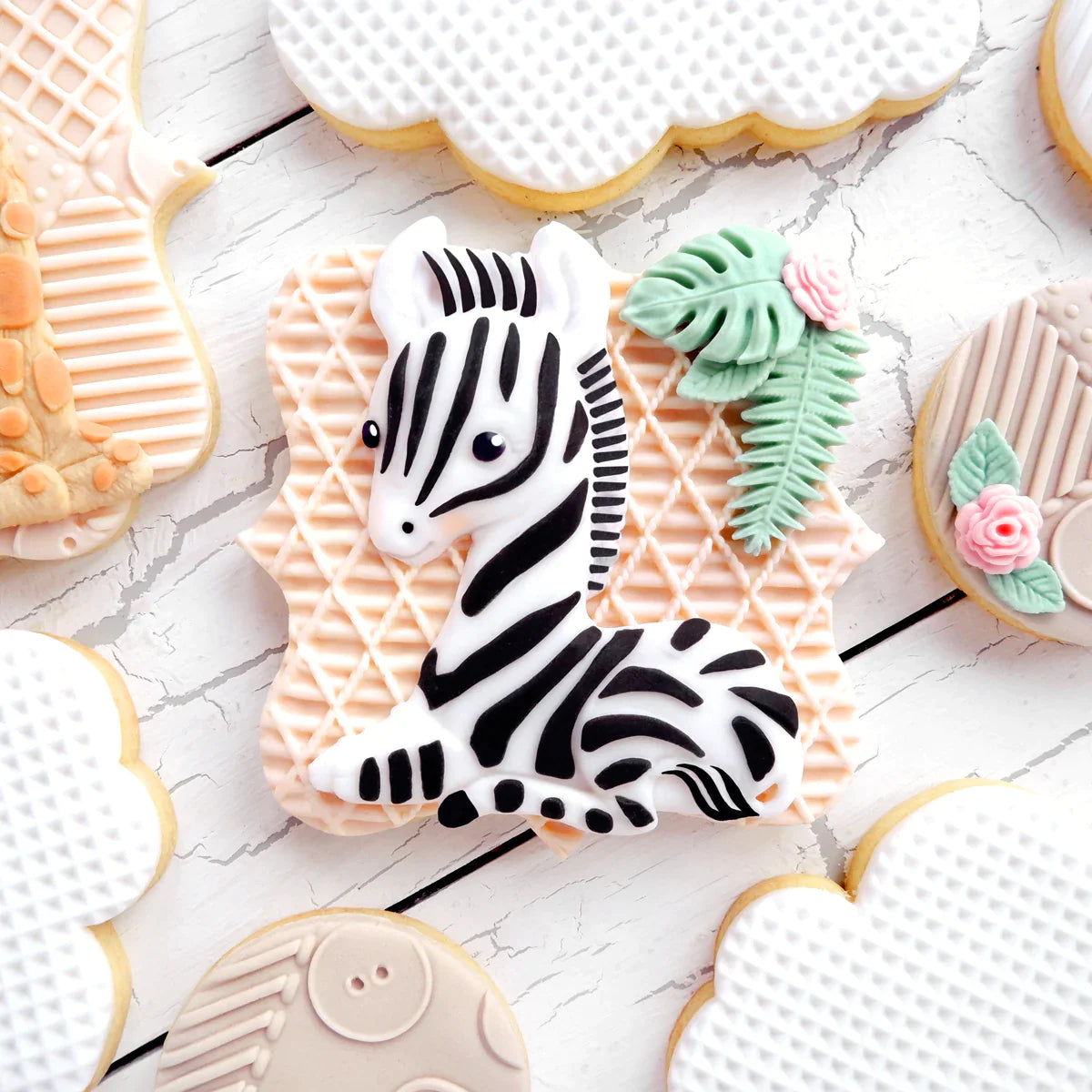 Sweet Safari Zebra Silicone Mould