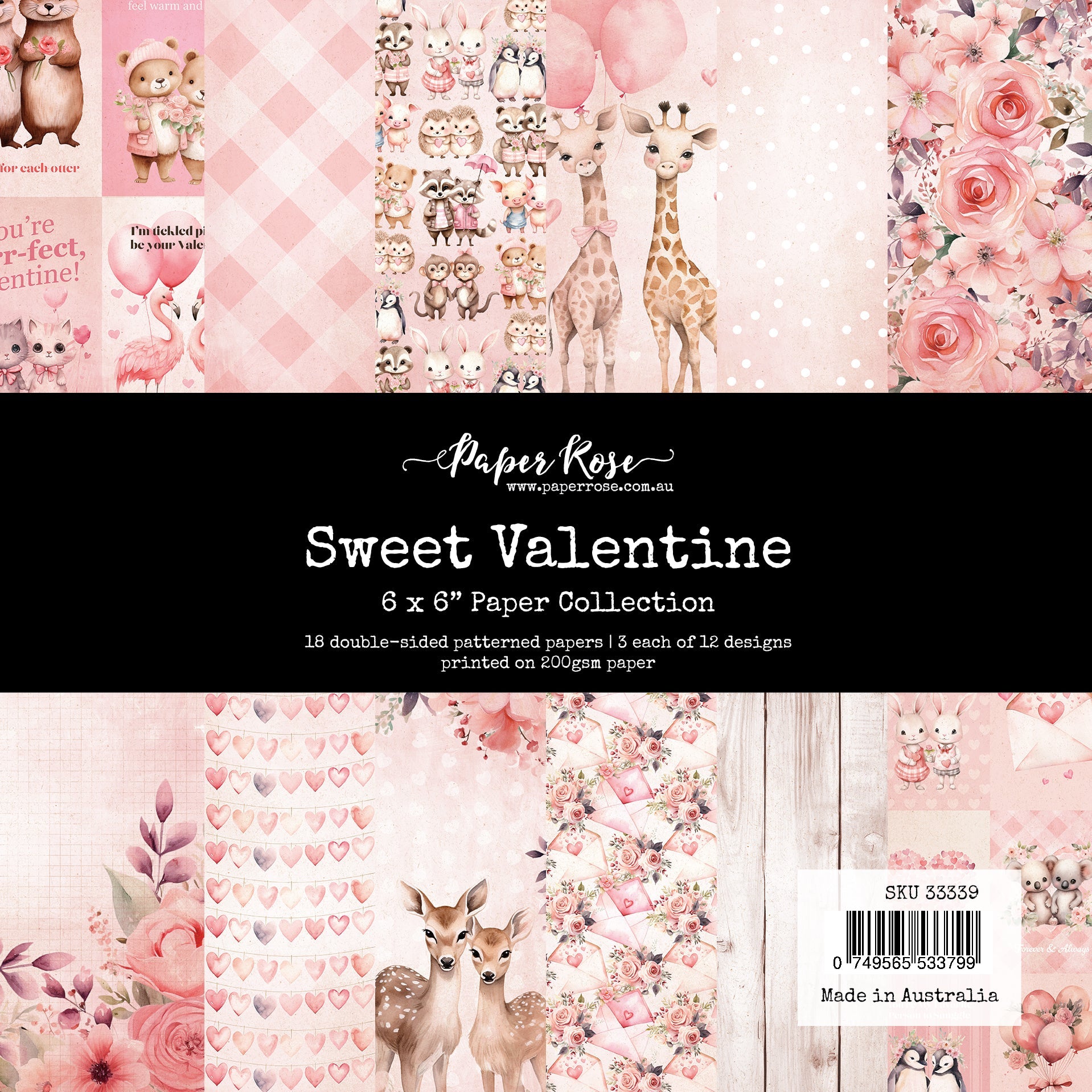 Sweet Valentine 6x6 Paper Collection 33339