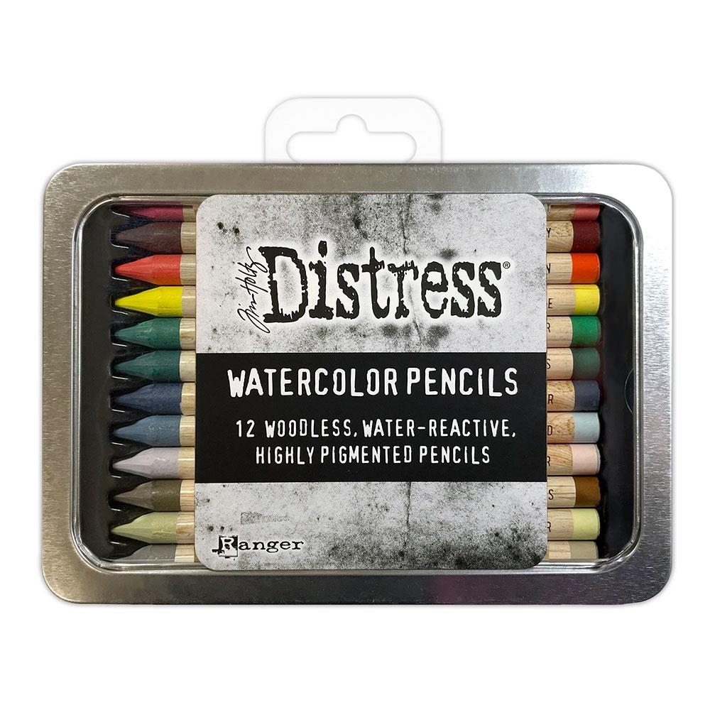 Tim Holtz Distress Watercolor Pencils 12/Pkg Set 5