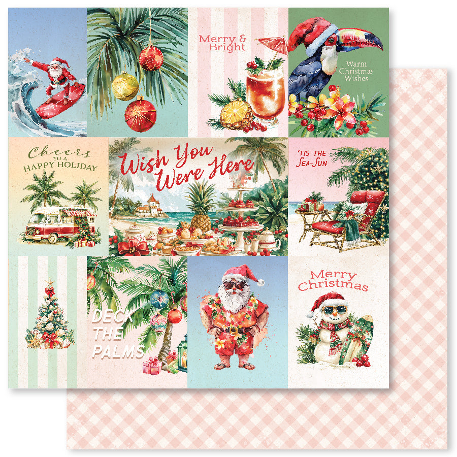 Tropical Christmas 12x12 Paper Collection 33114