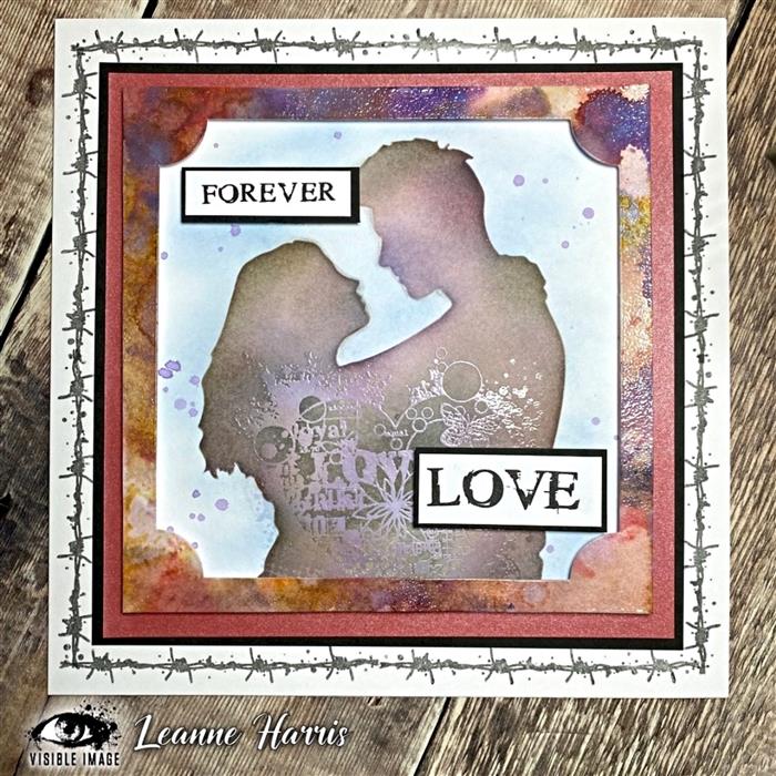 Visible Image Always and Forever Stencil - 6 x 6