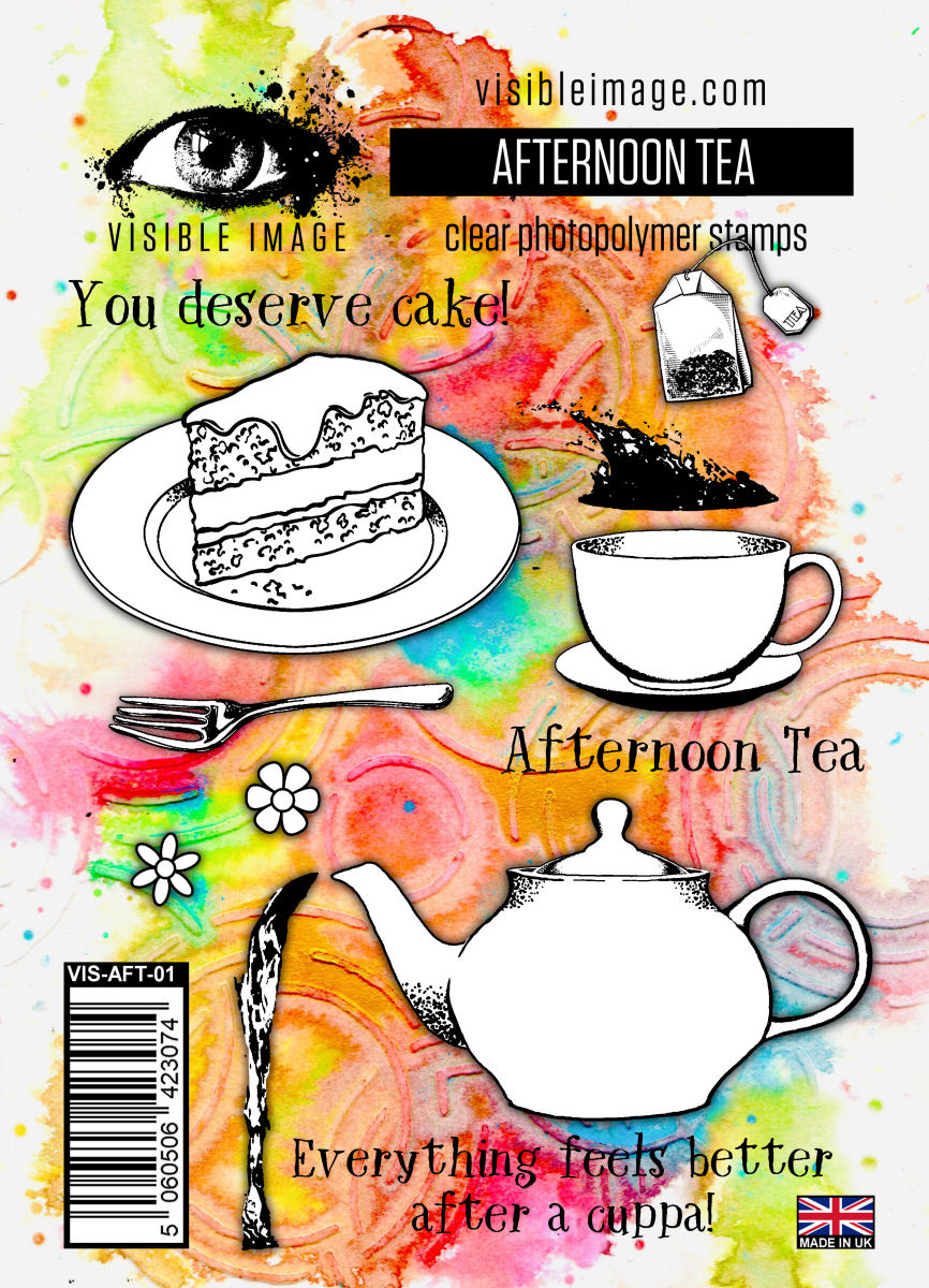 Visible Image Afternoon Tea Stamp Set - A6 stamp set