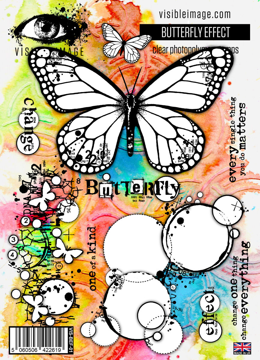 Visible Image Butterfly Effect - A5 Stamp Set