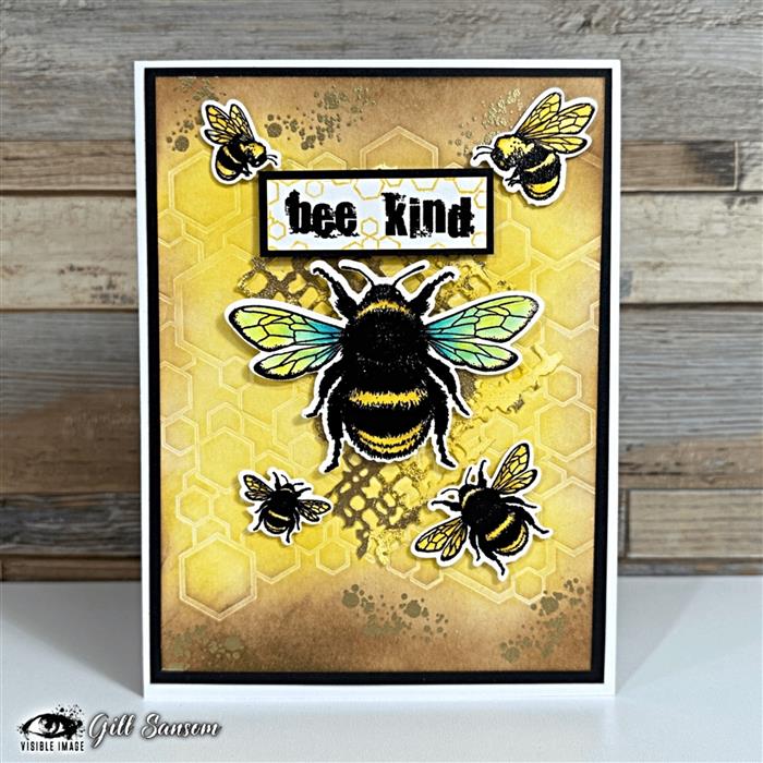 Visible Image Bee Happy Co-ordinating Dies