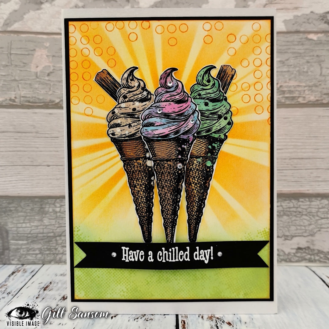 Visible Image Better With Ice Cream - A6 Stamp Set