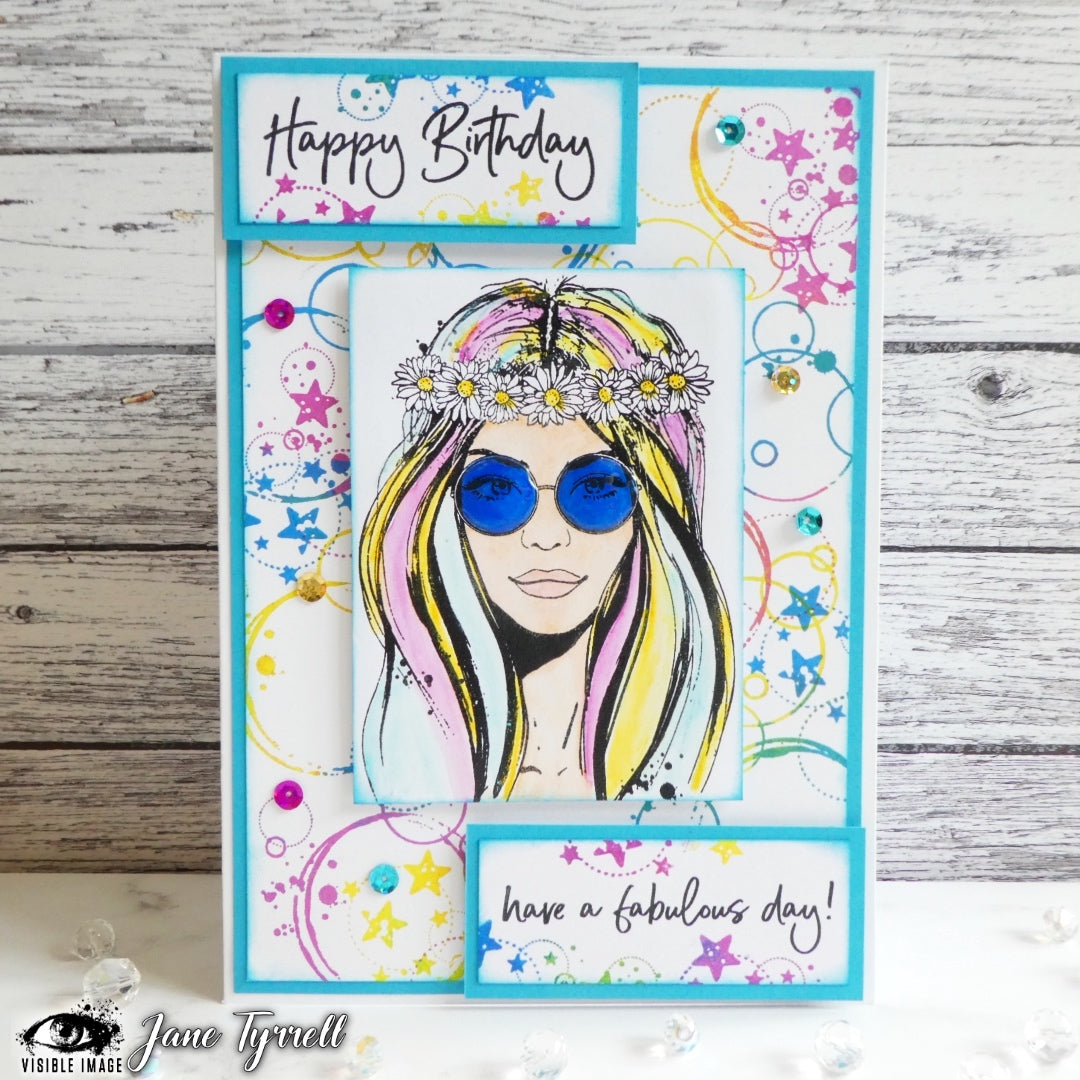 Visible Image Birthday Wishes - A6 Stamp Set