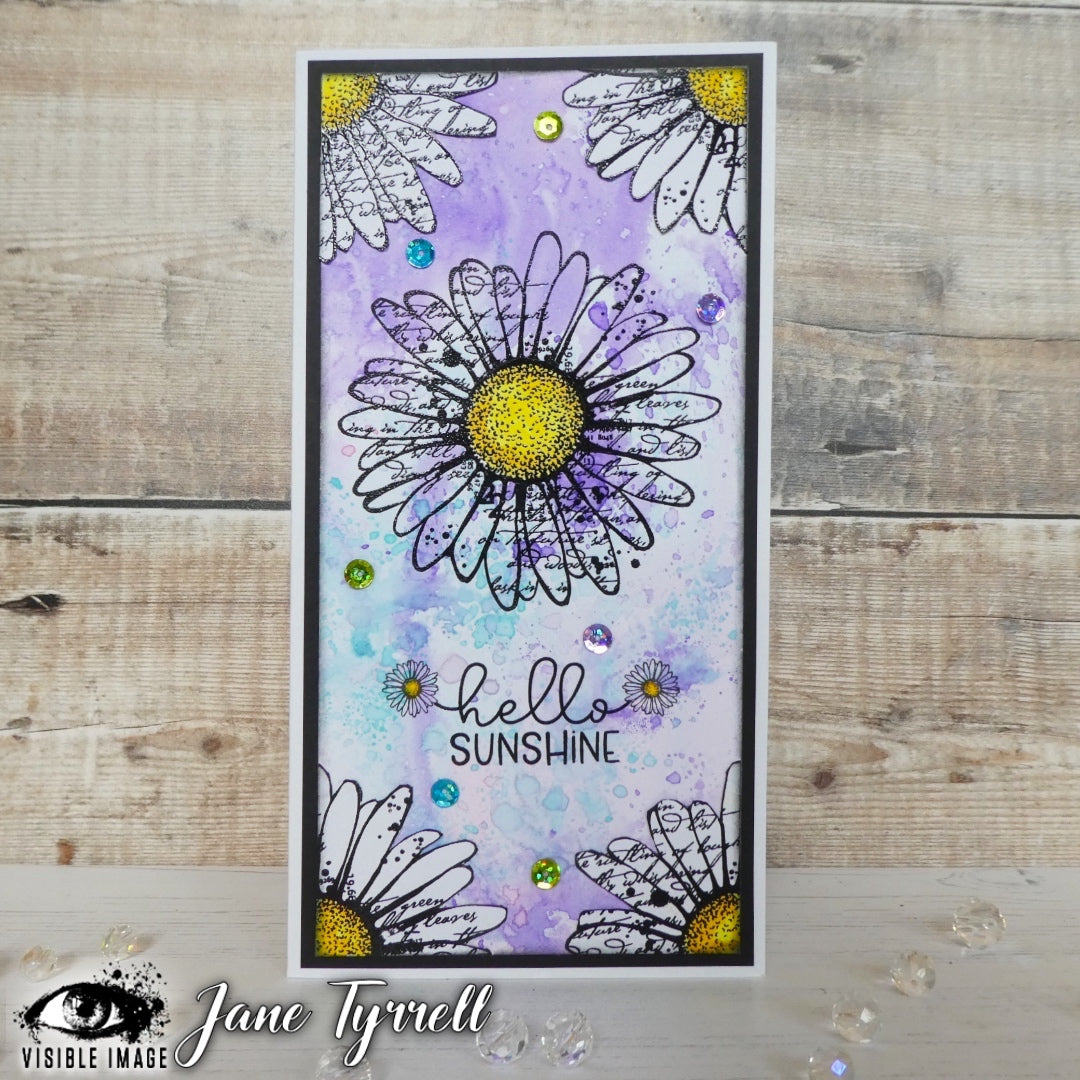 Visible Image Daisy Grunge - A6 Stamp Set