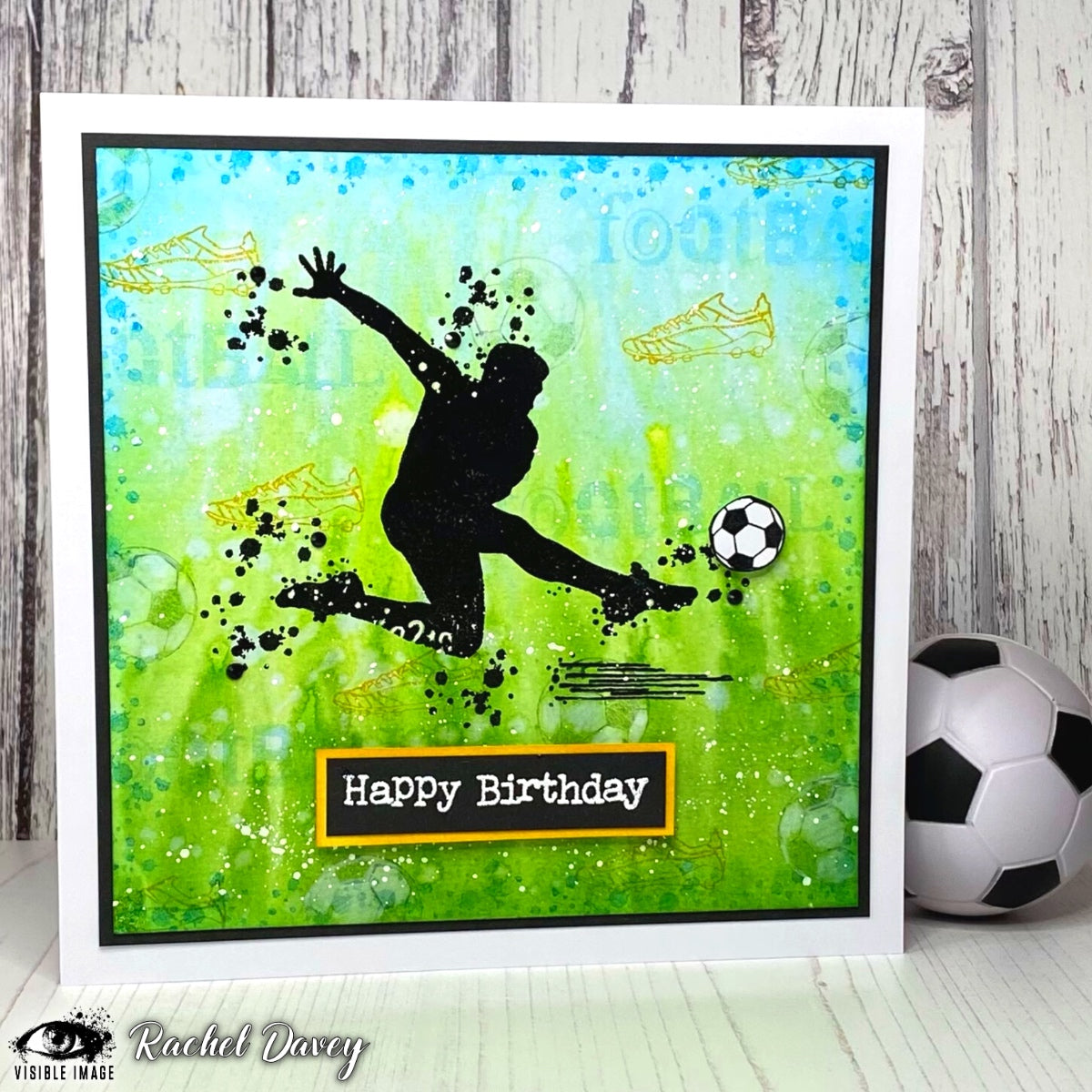 Visible Image Kick Off Your Birthday - A6 Stamp Set