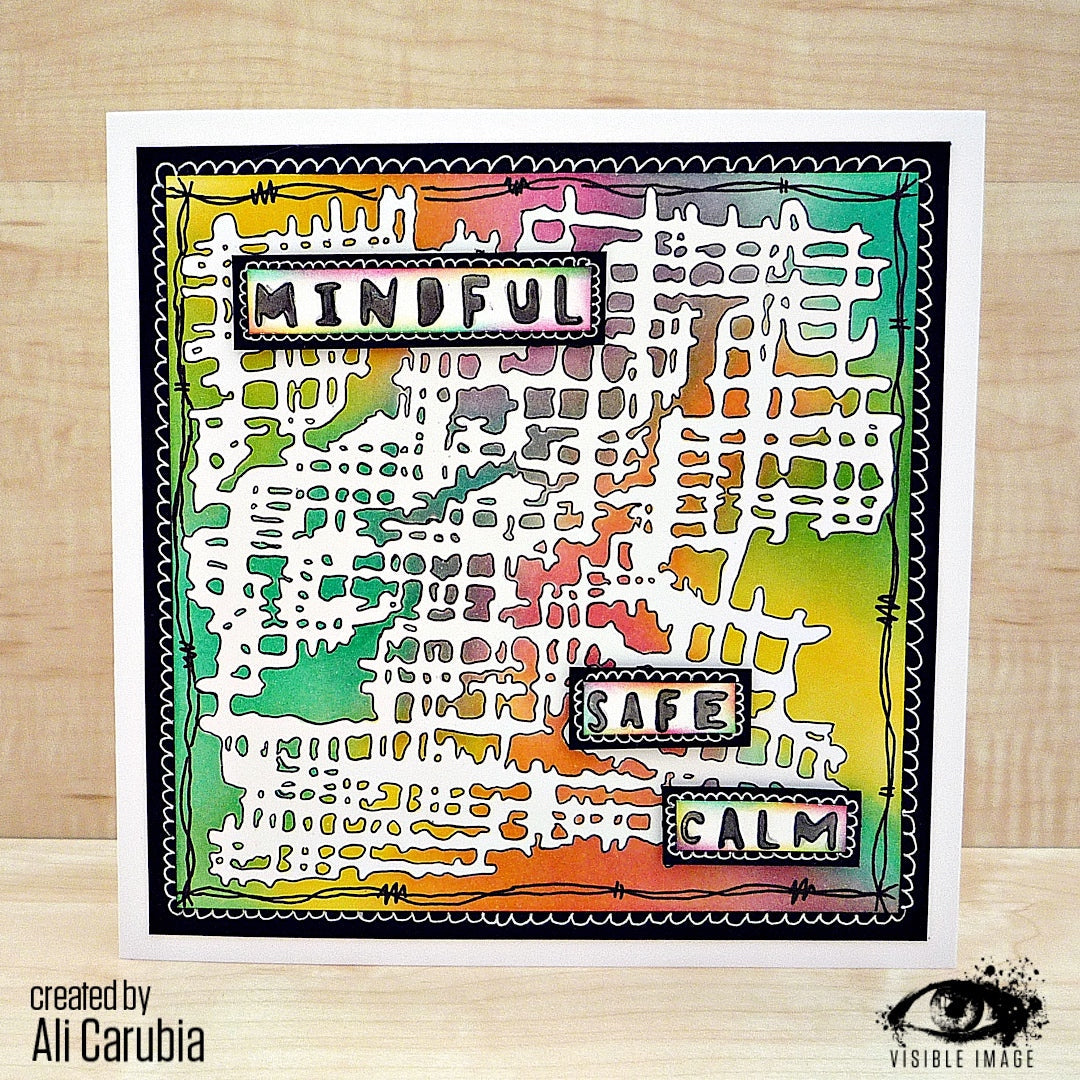 Visible Image Mesh it Up Stencil - 6 x 6