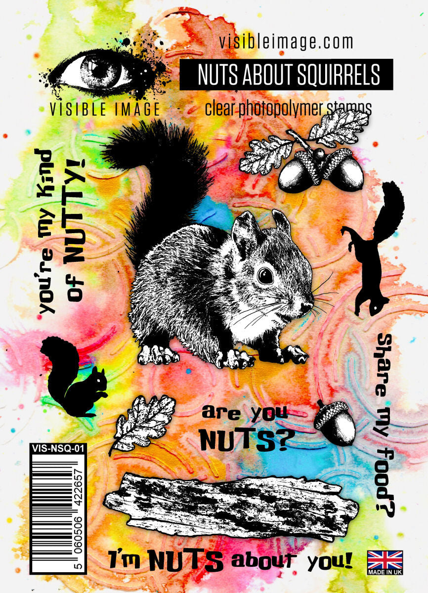 Visible Image Nuts About Squirrels - A6 Stamp Set