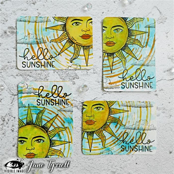 Visible Image Rise And Shine - A6 Stamp Set