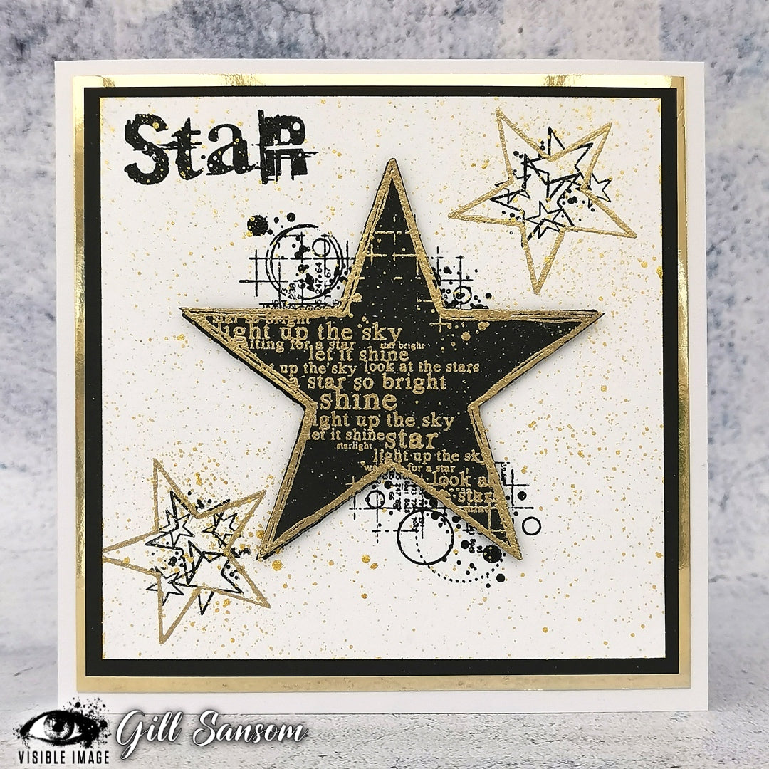 Visible Image Shining Star - A6 Stamp Set