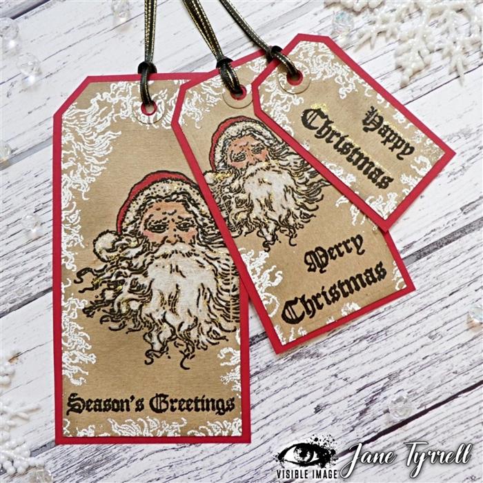 Visible Image Vintage Santa - A6 Stamp Set