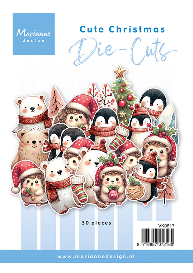 Marianne Design A6 Die-Cuts - Cute Christmas