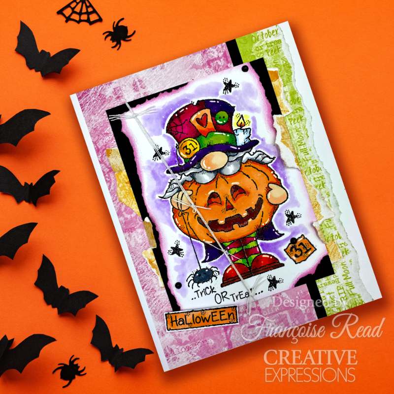 Woodware Francoise Read Halloween 8 in x 8 in Paper Pad