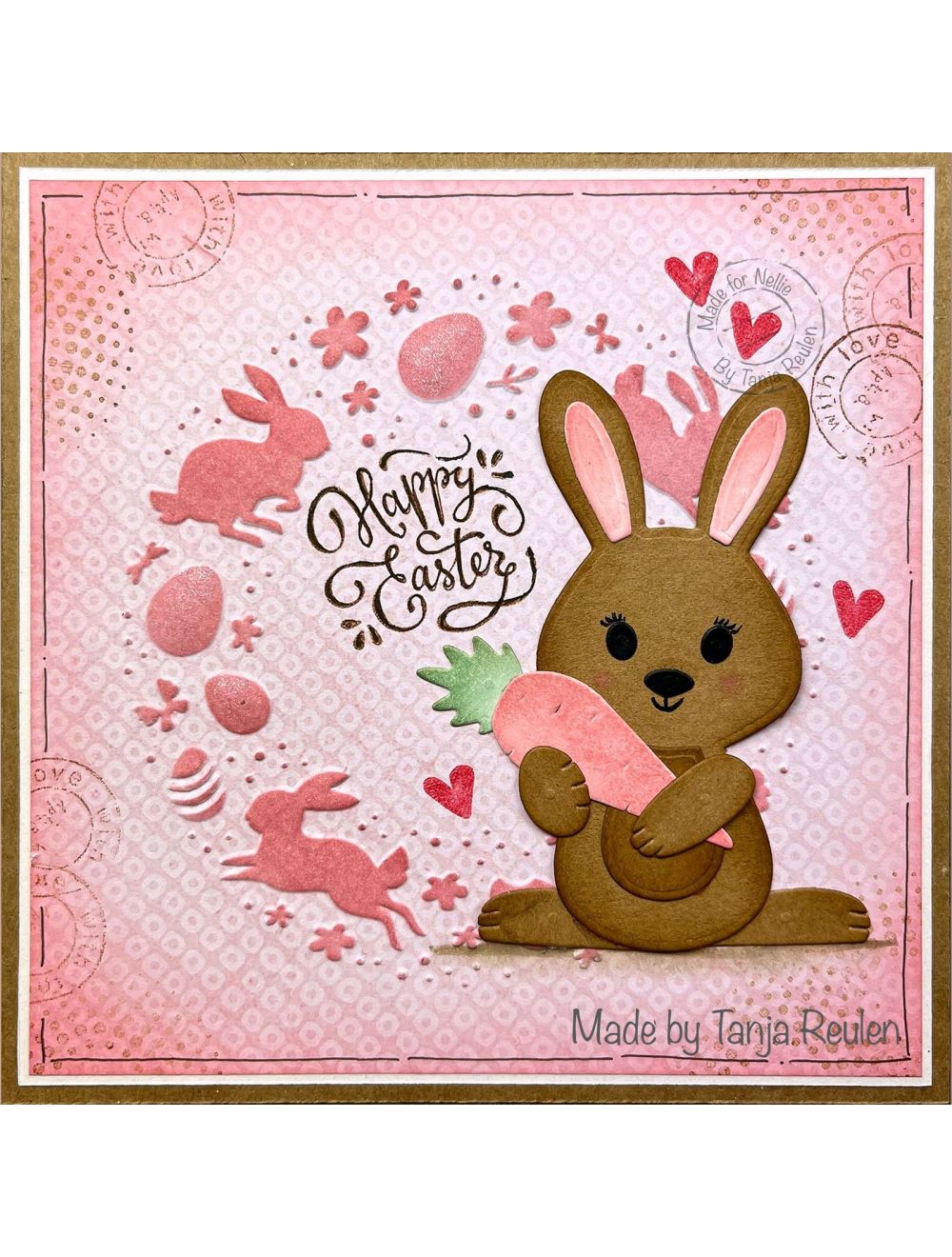 Nellie Snellen • 3D Embossing Folder Easter Wreath