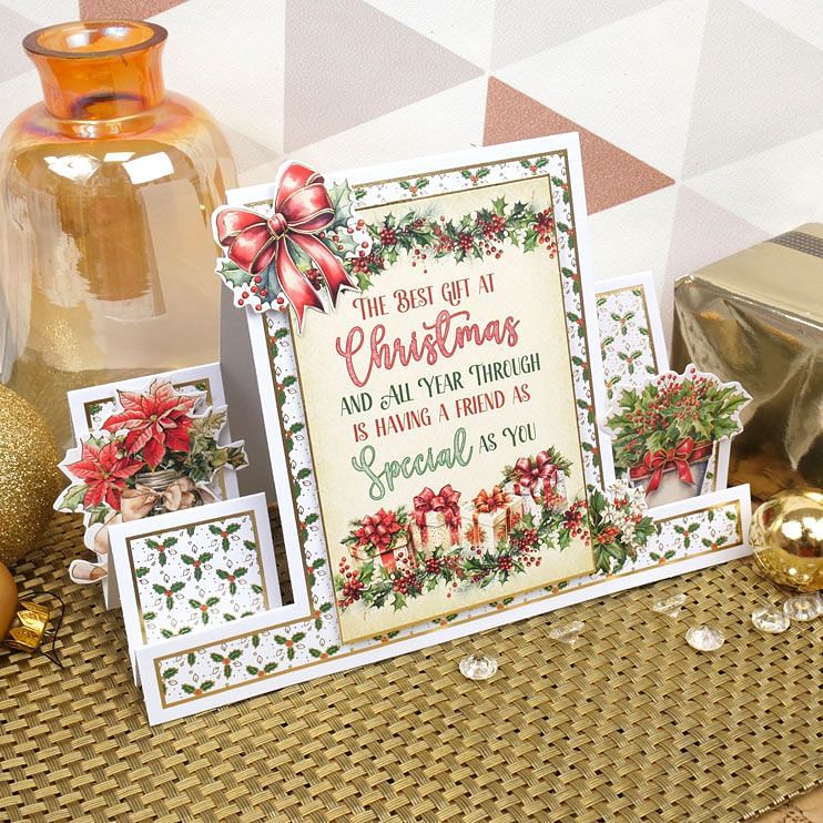 Festive Foiled Pattern Stepper Cards - Ink Me! Selection