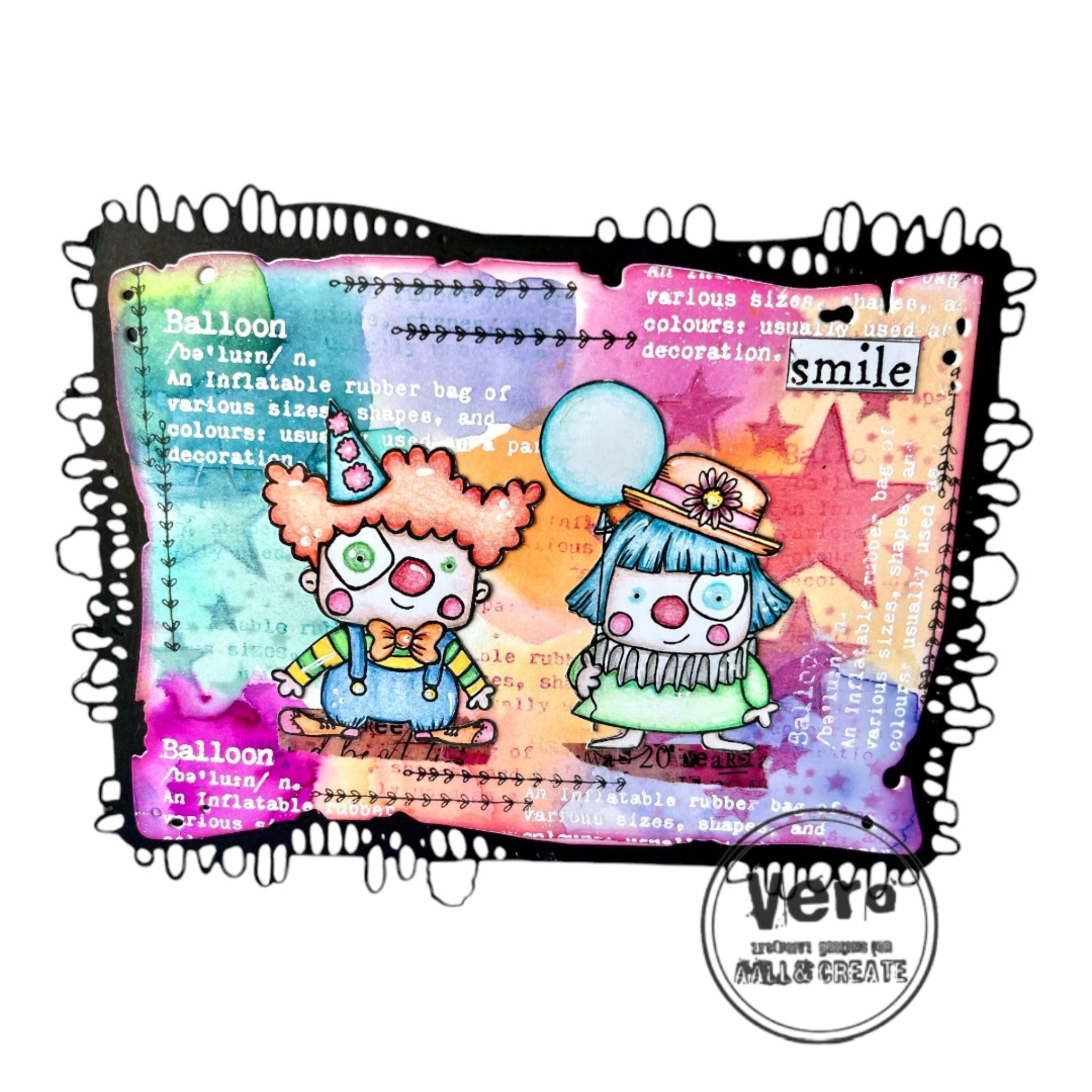 AALL and Create - A7 Stamp Set - Clown Around