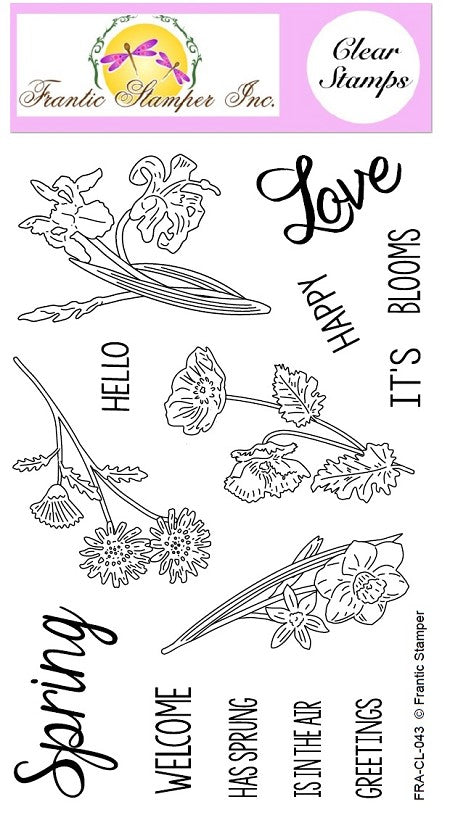 Frantic Stamper Clear Stamp - Spring is Blooming