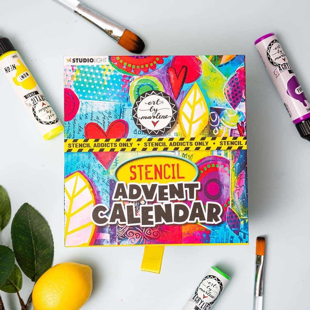 ABM Advent Calendar Stencil Addicts Only - Essentials