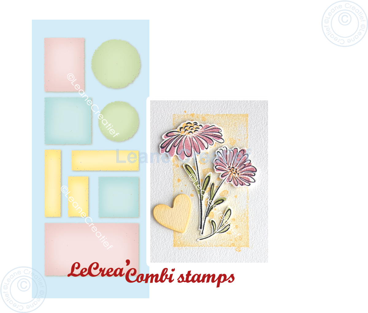 LeCreaDesign Deco Clear Stamp Background Frames