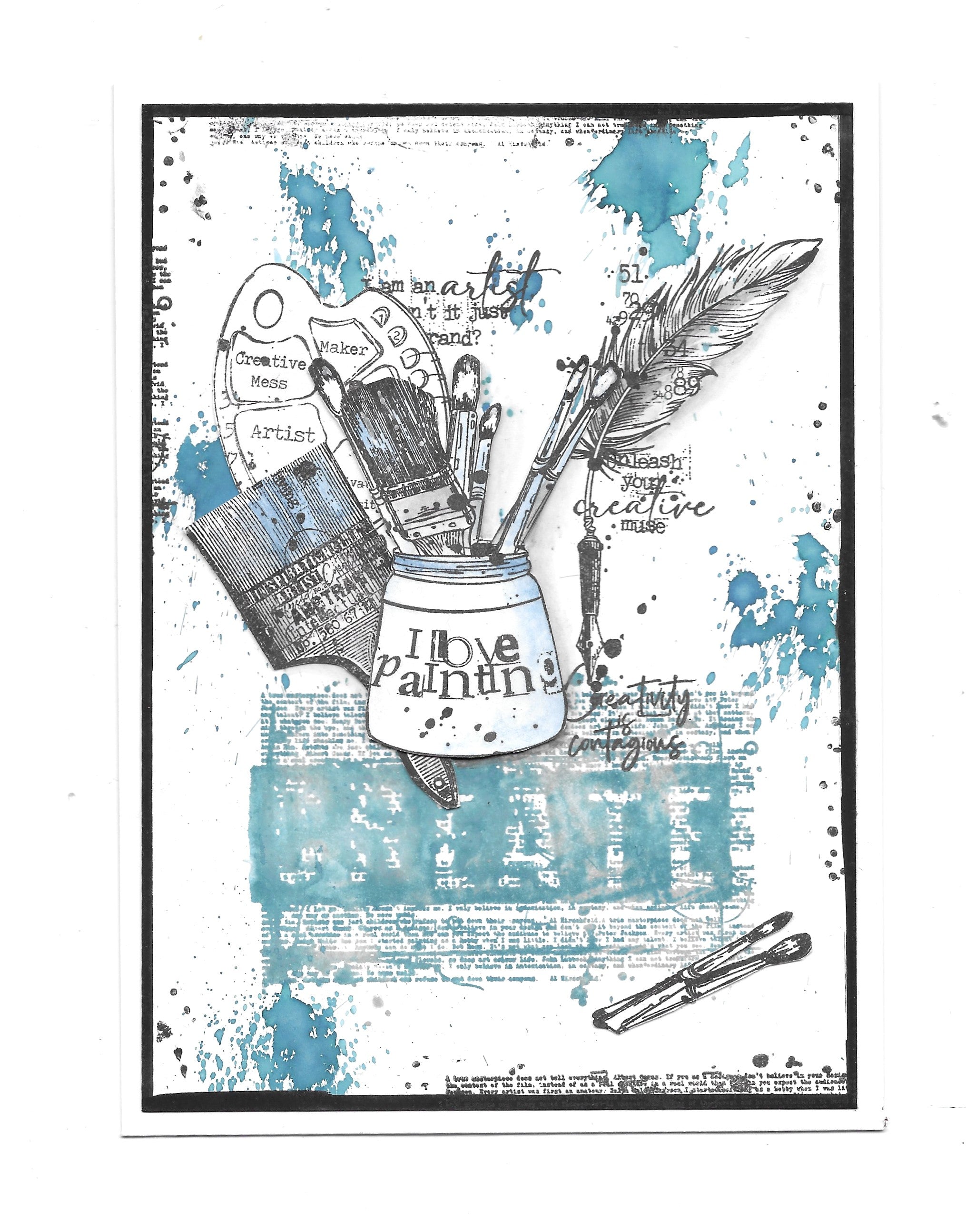 AALL and Create Stamp Set - 917 - Artist Kit