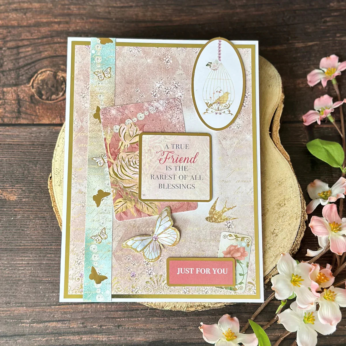 Kanban Crafts A Touch of Blush 8x8 Designer Premium Paper Pack