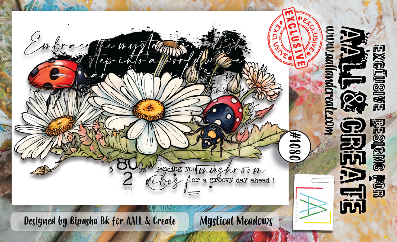 AALL and Create #1080 - A7 Stamp Set - Mystical Meadows