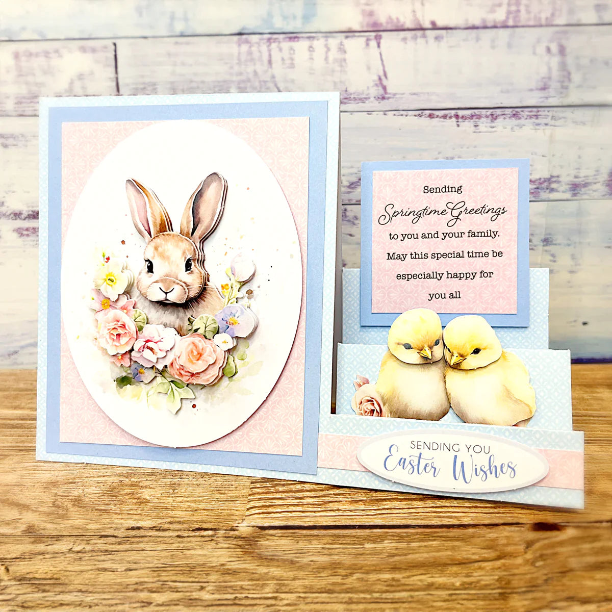 Die Cut Decoupage - Easter Animals & Spring Florals (pack of 12)